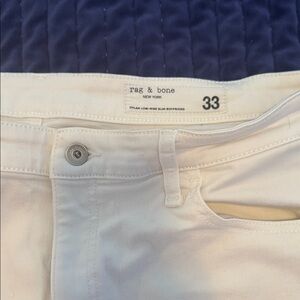 Rag & Bone Cream Jeans
